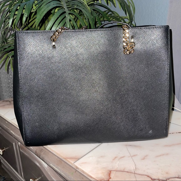 Michael Kors Teagan Black Large Tote - Picture 4 of 10